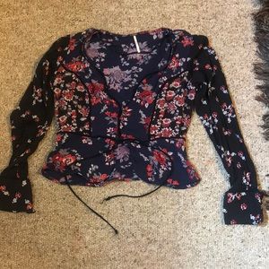 Button up top. Free people